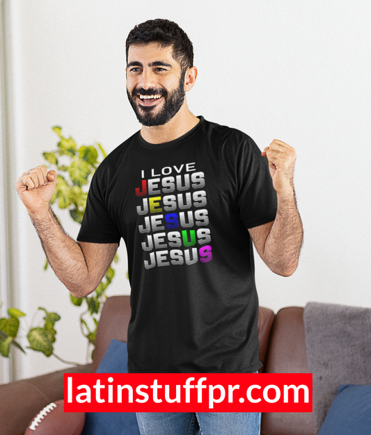 CHRISTIAN I LOVE JESUS T-SHIRT